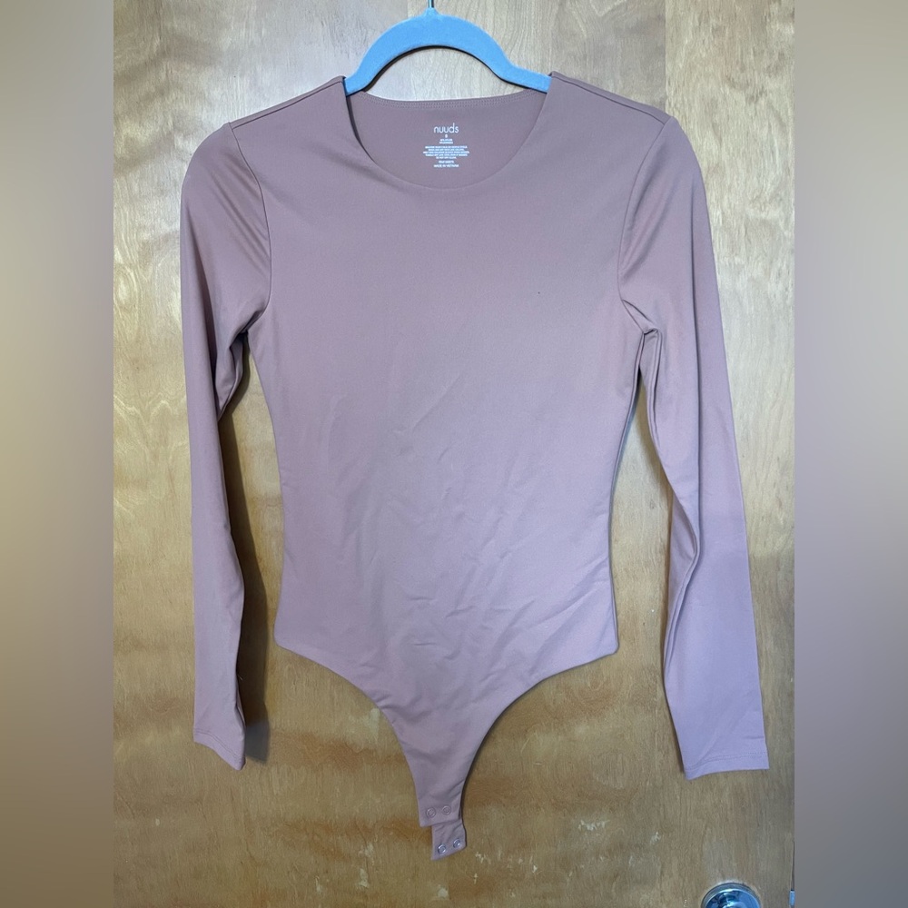 Nuuds Mauve Long Sleeve Bodysuit